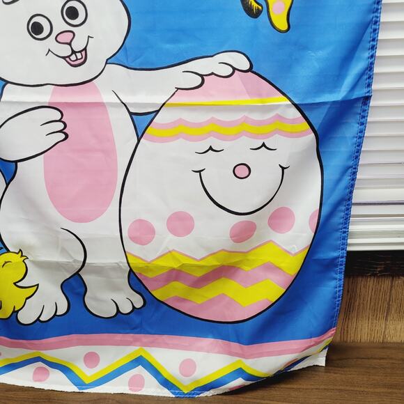 Easter Bunny Egg Home Garden Flag Banner Holiday Spring Outside Polyester 20x28 - Picture 4 of 10